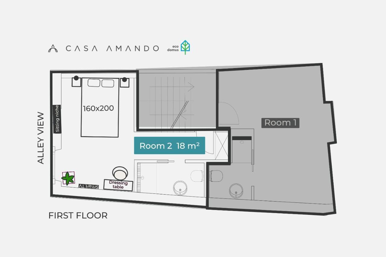 Casa Amando Eco Boutique House Bed & Breakfast โรวีน ภายนอก รูปภาพ
